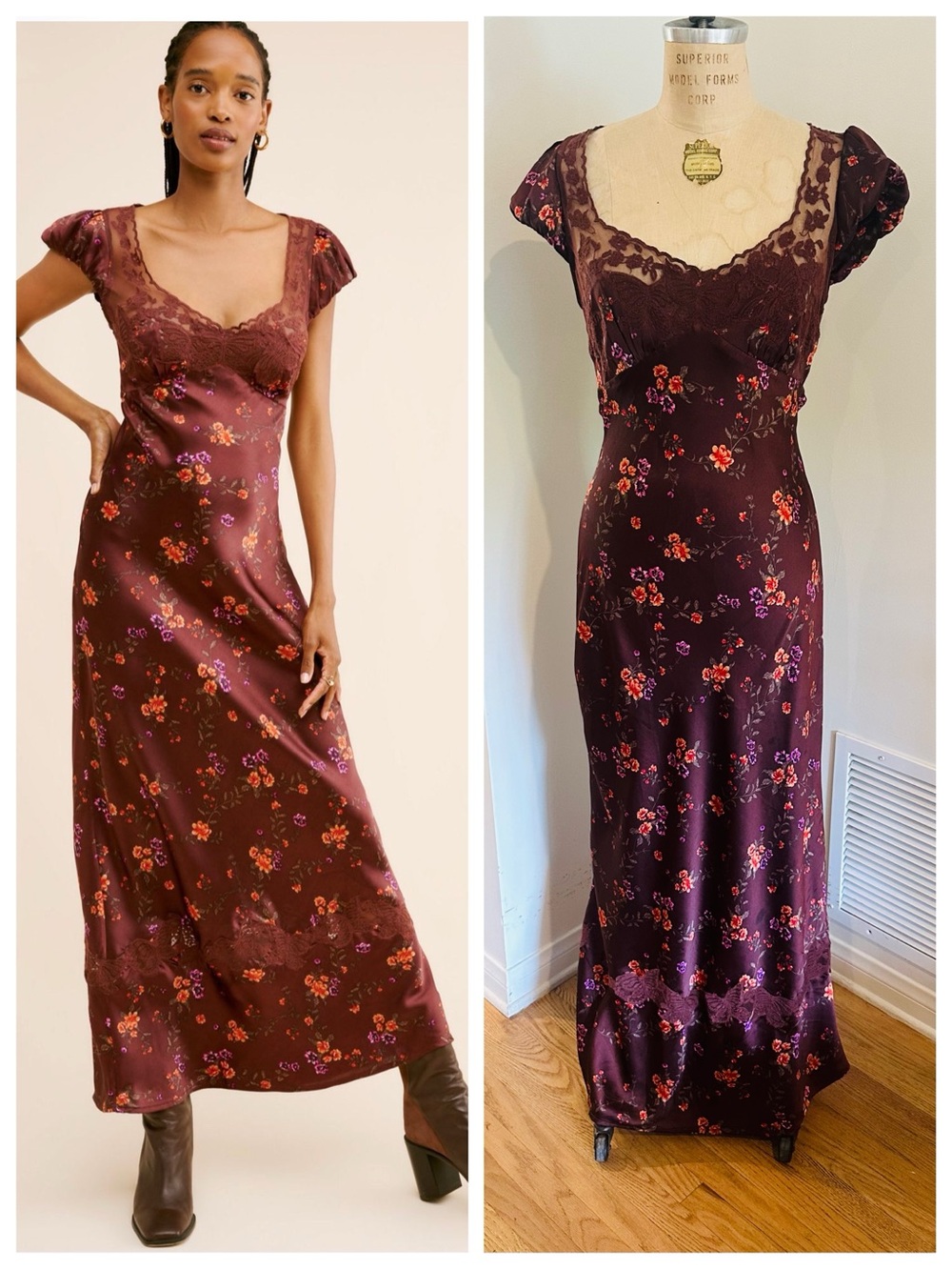 Free People Butterfly Babe Maxi Dress Size M